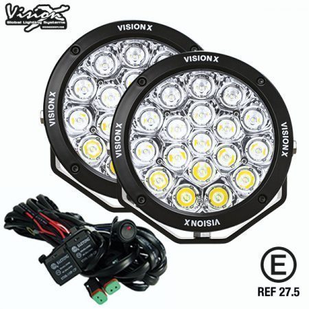 VISION X LIGHT CANNON 6.7" CG2 90W MULTI LED EXTRALJUSKIT E-MÄRKT