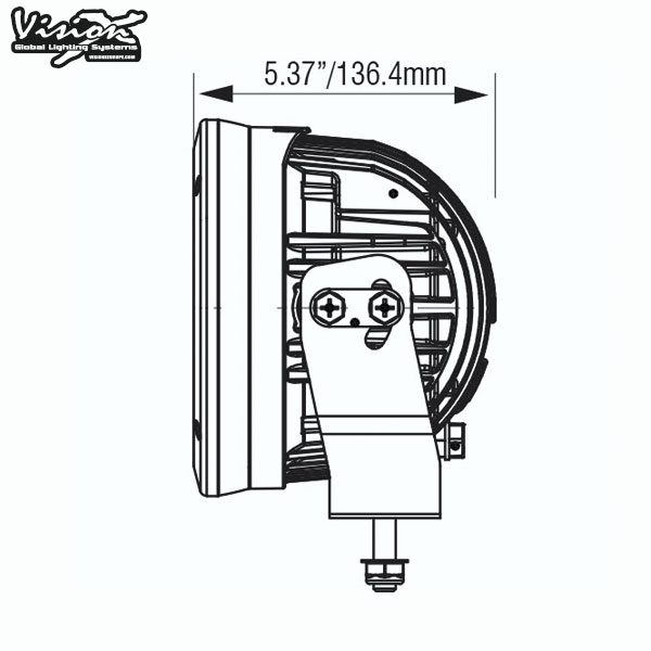 VISION X LIGHT CANNON 6.7" CG2 126W MULTI LED EXTRALJUSKIT - Bild 6