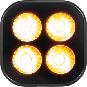 VISION X UNITE LED MODUL - ORANGE LJUS - 40° - SVART BAKGRUND