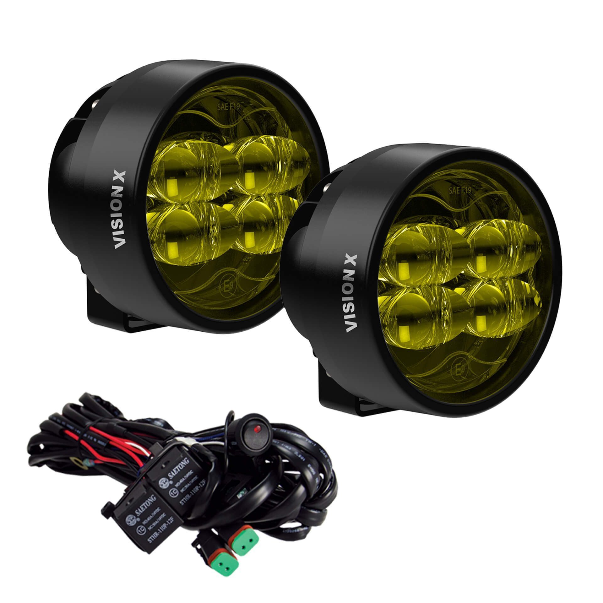 VISION X CANNON RACE 3.7" 80W GUL LED DIMLJUSKIT 2 ST