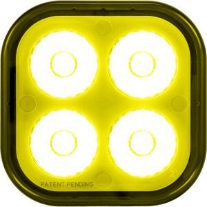 VISION X UNITE LED MODUL - GUL LINS - 10° - SVART BAKGRUND