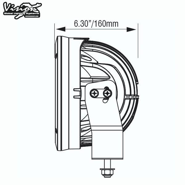 VISION X LIGHT CANNON 8.7" CG2 168W MULTI LED DRIVING LIGHT KIT - Image 6