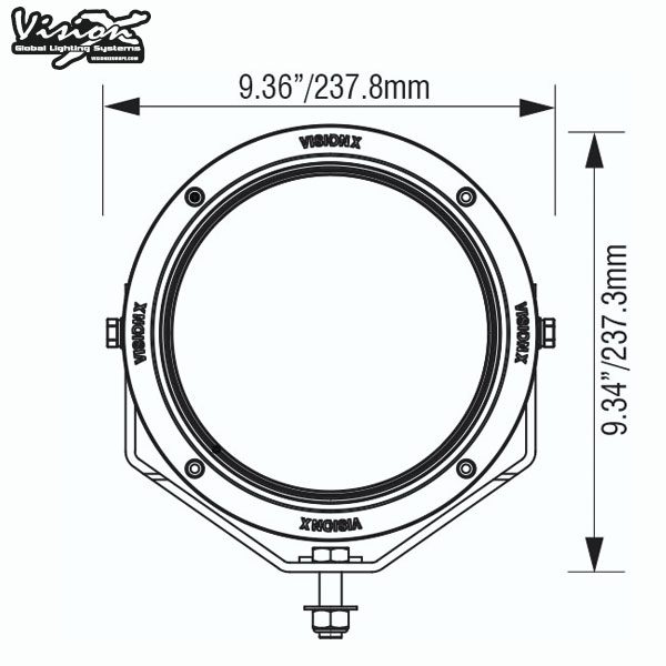 VISION X LIGHT CANNON 8.7" CG2 168W MULTI LED DRIVING LIGHT KIT - Image 7