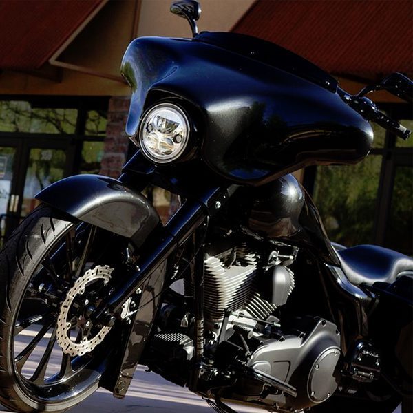 VISION X VORTEX 7" LED HEADLIGHT E-MARKED BLACK CHROME - Image 7
