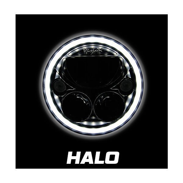 VISION X VORTEX 7" LED HEADLIGHT E-MARKED CHROME - Image 2