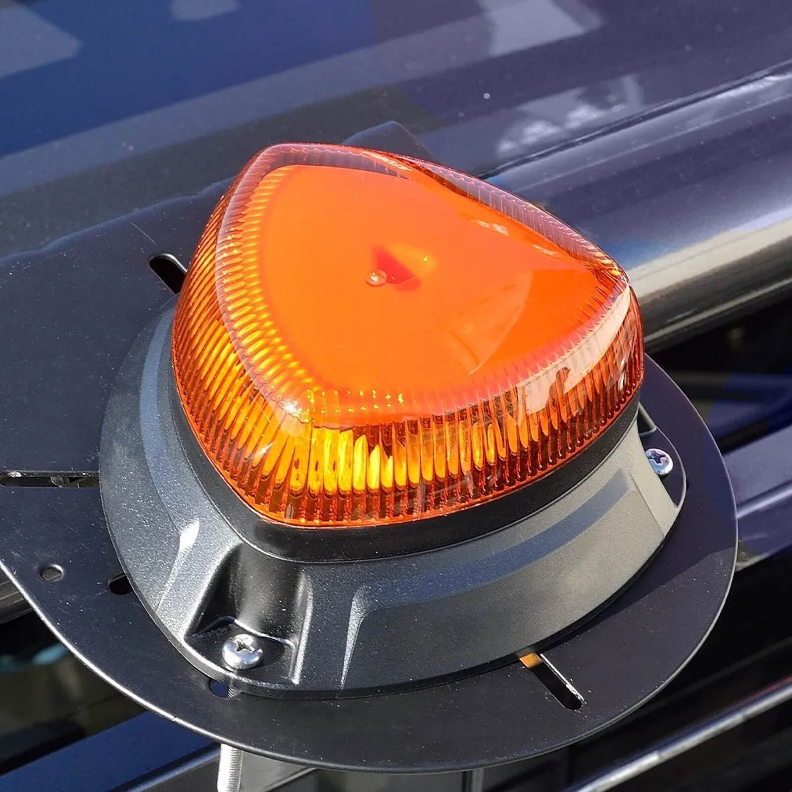 VISION X LED STROBE AEROTECH LOW PROFILE AMBER FLEXIBLE POLE MOUNT