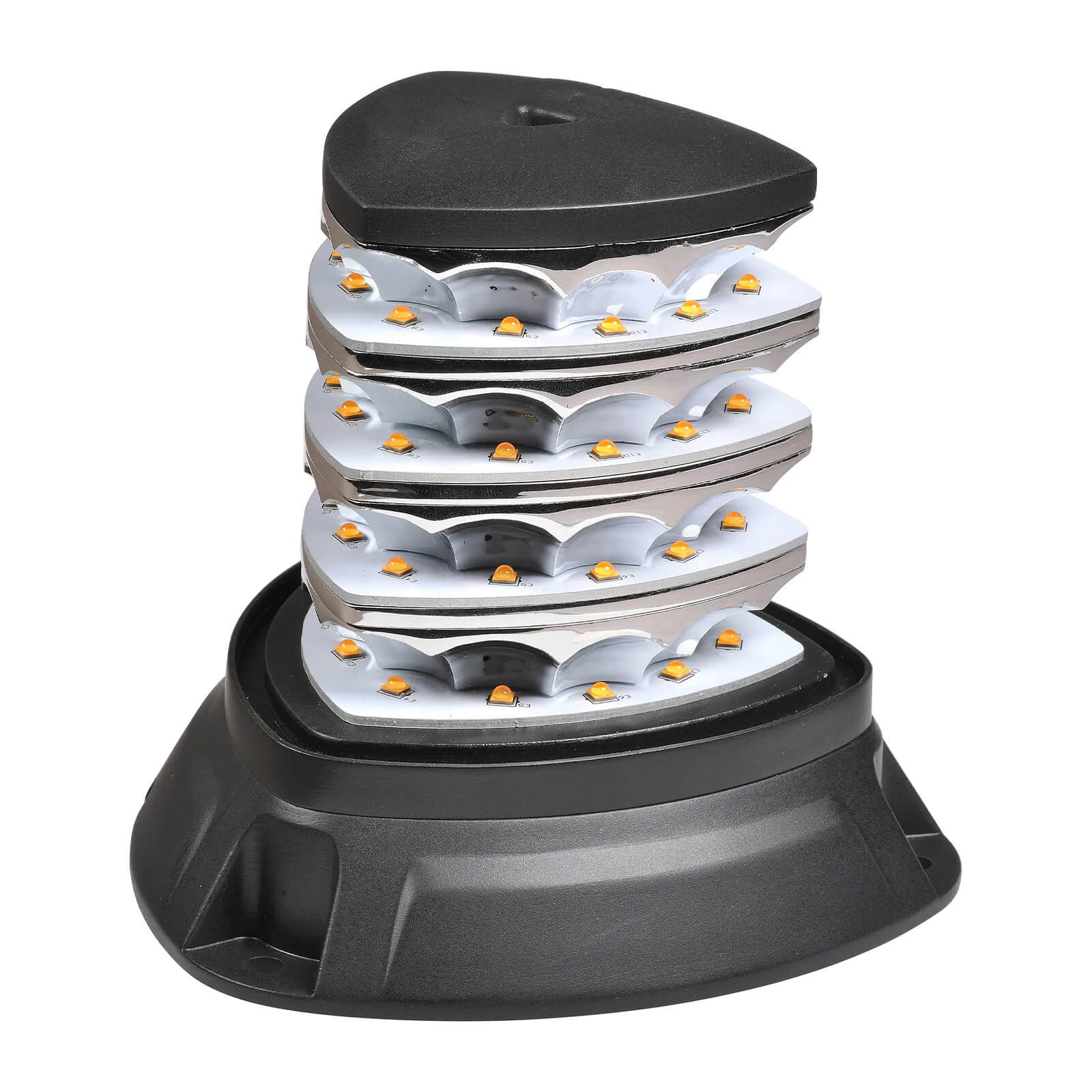 VISION X LED STROBE AEROTECH HIGH PROFILE AMBER SINGLE BOLT MOUNT - Image 2